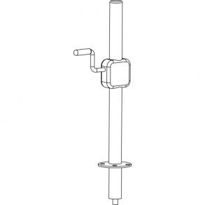 Proel DHSS10M20 Wind Up pole stand