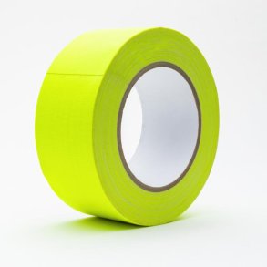 Glow Tape 50mm-25m Gul