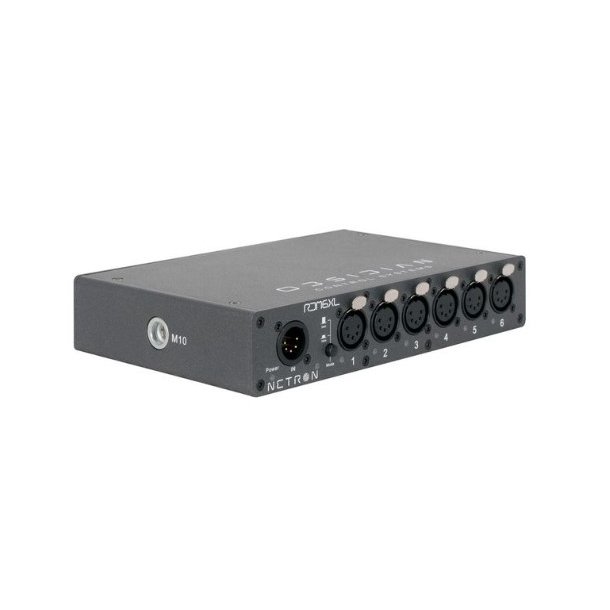DMX/RDM splitter, 6 isolerede outputs, Obsidian