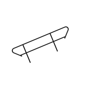 NXD-HR-AS1 Gelnder til justerbar trappe A02